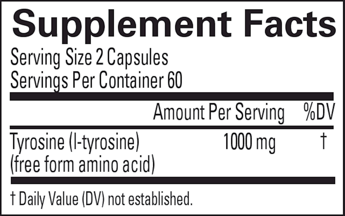 Brain MD Tyrosine 120 caps