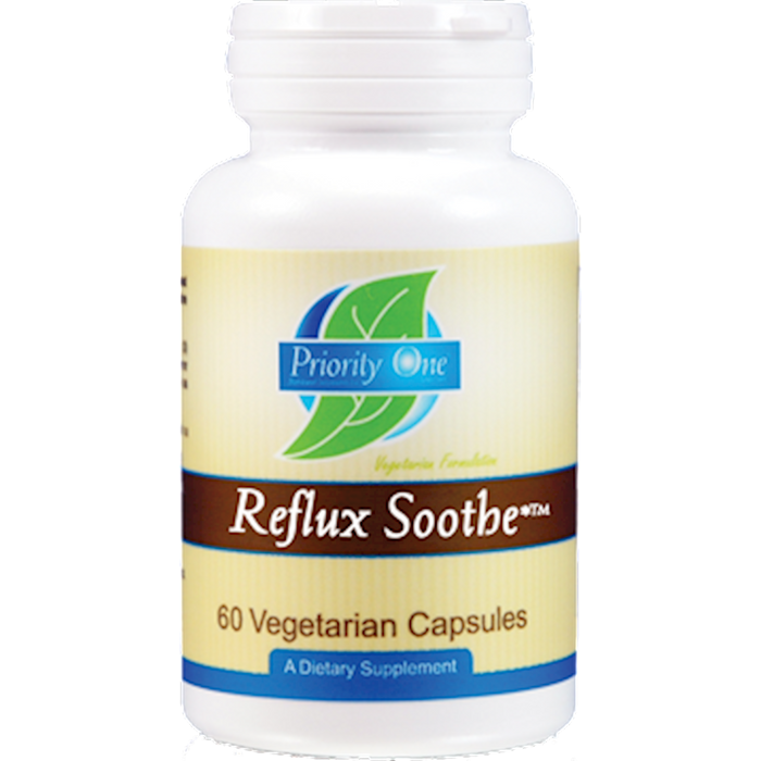 Priority One Vitamins Reflux Soothe 60 vegcaps