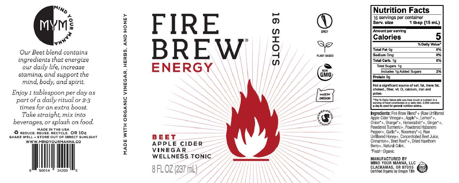 Fire Brew Energy Blend Beet Apple Cider