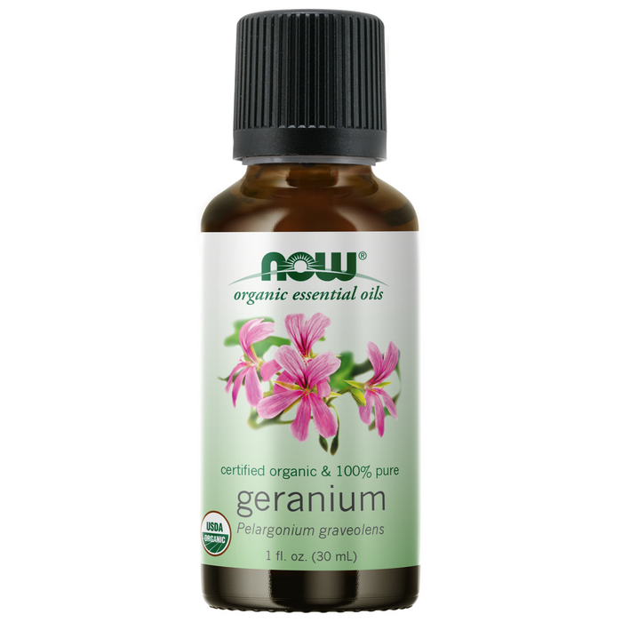 NOW Geranium Oil Organic 1 fl oz