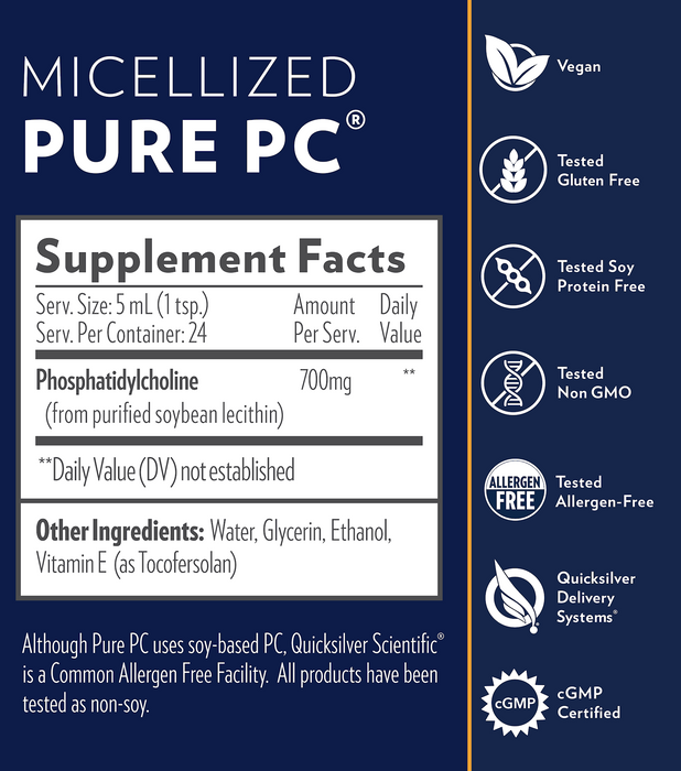 Quicksilver Scientific Micellized PC Liposomal 4 oz