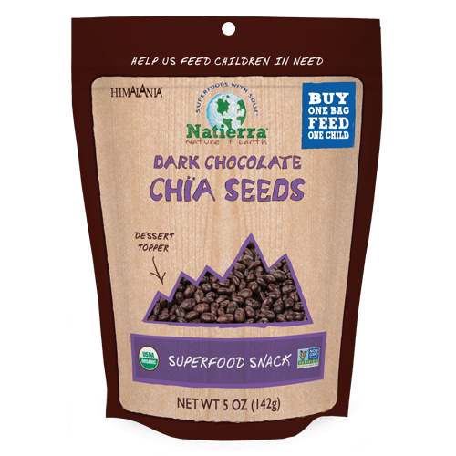 Natierra Dark Chocolate Chia Seeds 5 oz