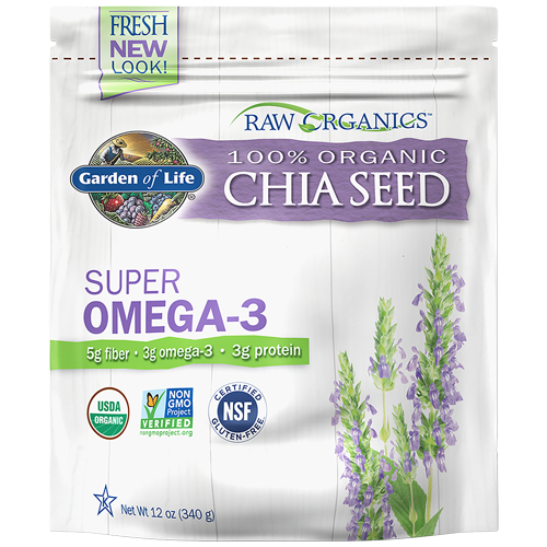 Garden of Life Raw Organics - Organic Chia Seeds 12 oz