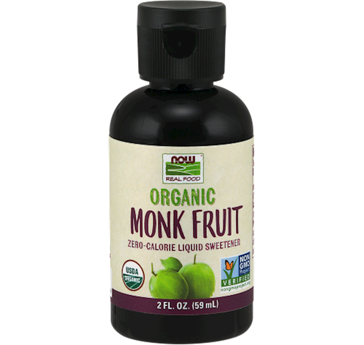 NOW Organic Liquid Monk Fruit 2 fl oz