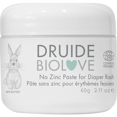 Druide No Zinc Paste for Diaper Rash 2.11 oz