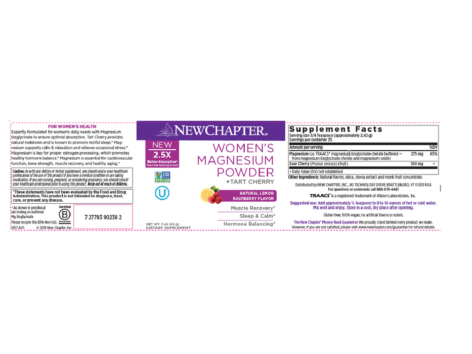 New Chapter Women's Magnesium Powder