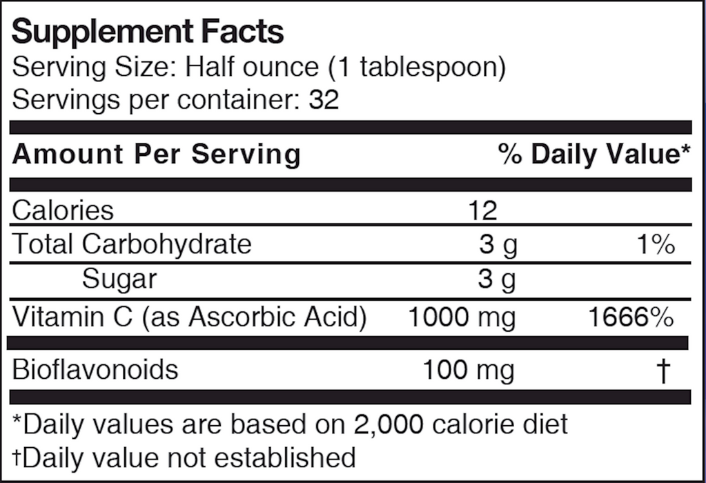 Dr.'s Advantage Liquid Vitamin C + Bioflavanoids 16 oz