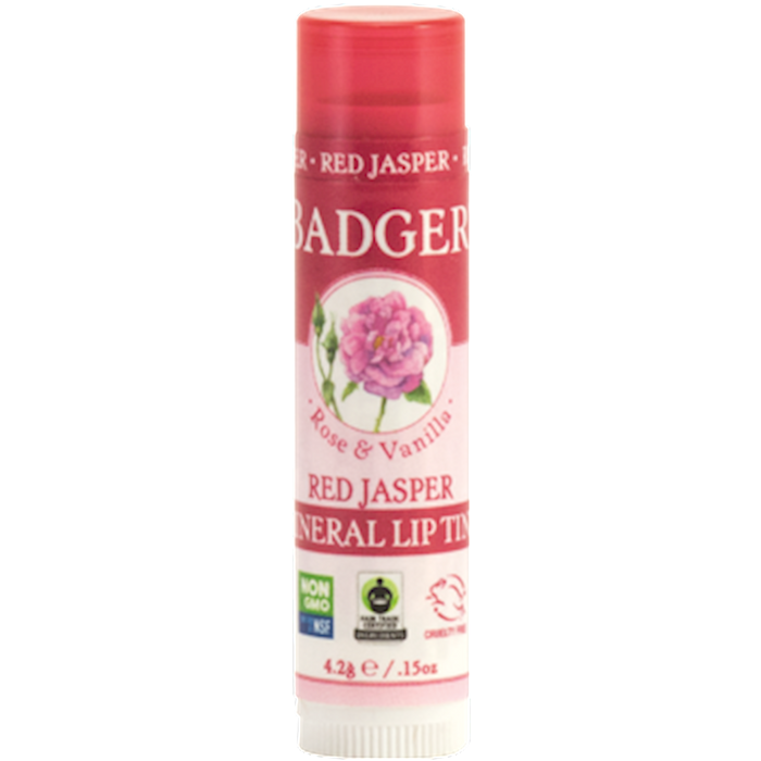W.S. Badger Company Red Jasper Mineral Lip Tint .15 oz