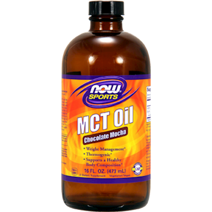 NOW MCT Oil Chocolate Mocha 16 fl oz