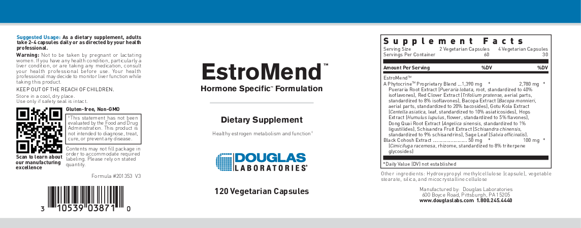 Douglas Laboratories® Estro-Mend 120 caps