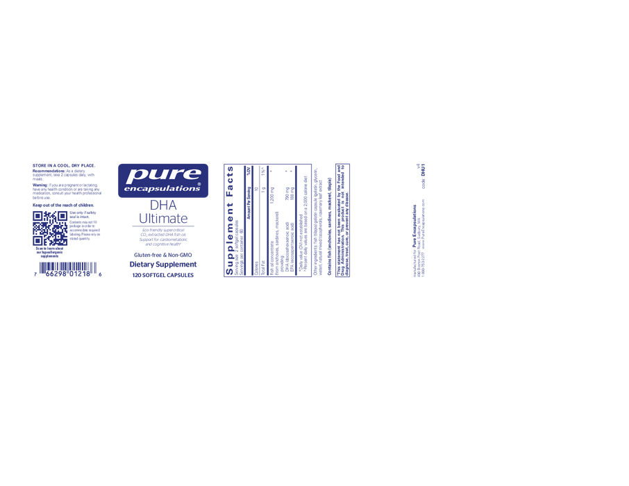 Pure Encapsulations DHA Ultimate