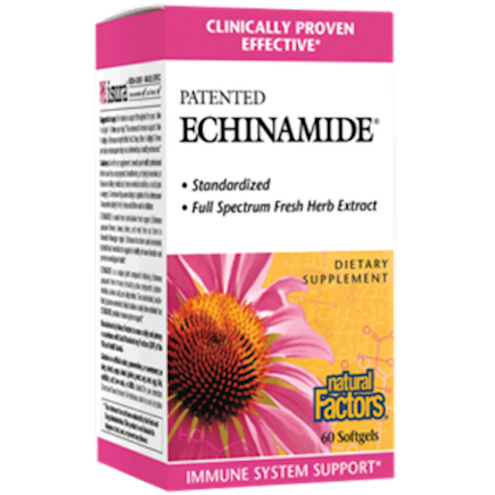 Natural Factors Echinamide 60 softgels