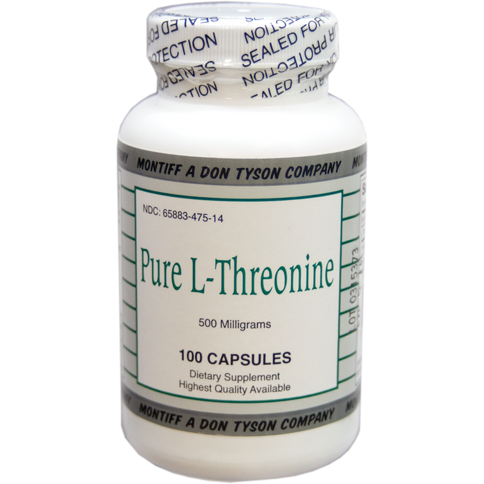 Montiff Pure L-Threonine 500 mg 100 caps