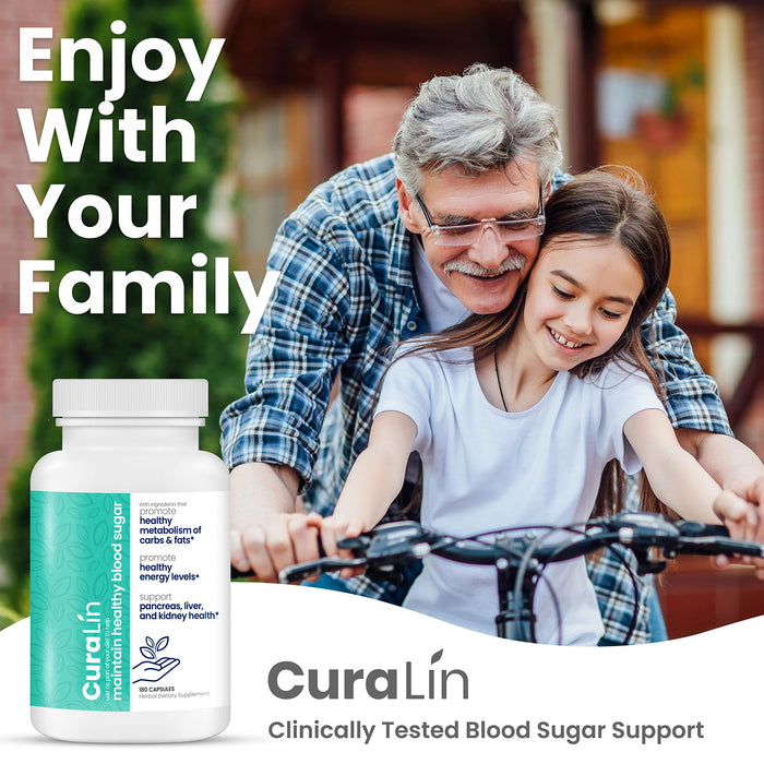 CuraLin 180 Capsules Advanced Glucose Support