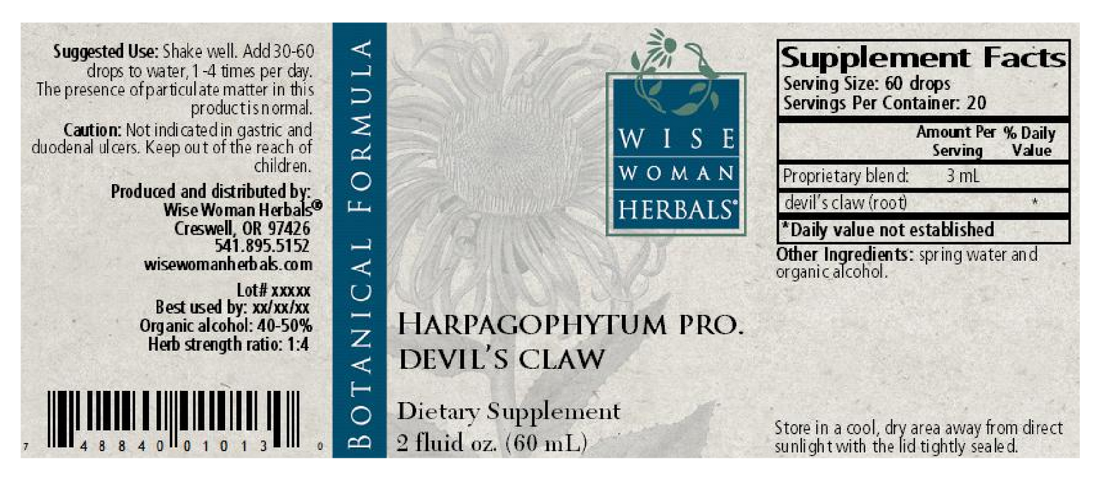 Wise Woman Herbals Harpagophytum/devil's claw 2 oz