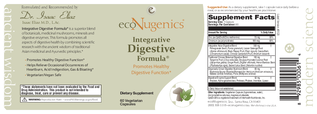 EcoNugenics Integrative Digestive Formula 60 Kapseln