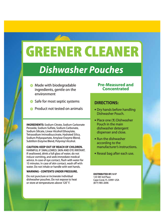 Dr. Mercola Greener Cleaner Dishwasher Pods 24 pcs