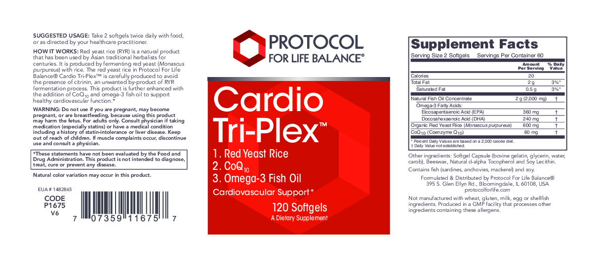 Protocol For Life Balance Cardio Triplex 120 gels