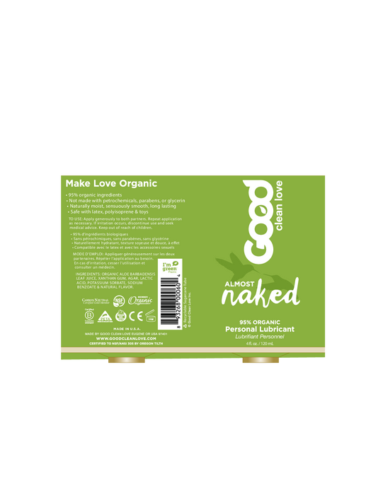 Good Clean Love Almost Naked Personal Lubricant 4 oz