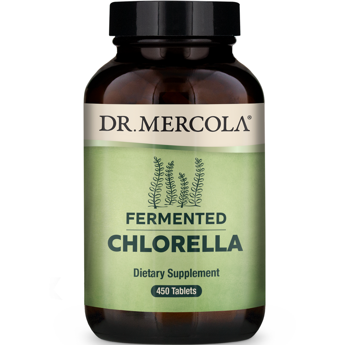 Dr. Mercola Fermented Chlorella 450 tabs — Hebron Nutrition