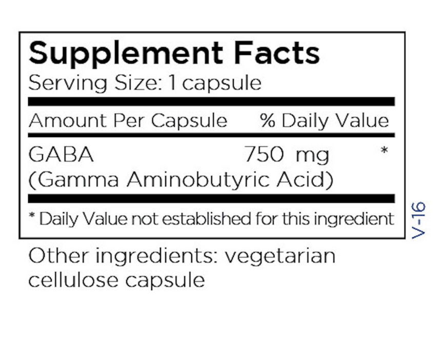 Metabolic Maintenance GABA 750 mg 60 caps