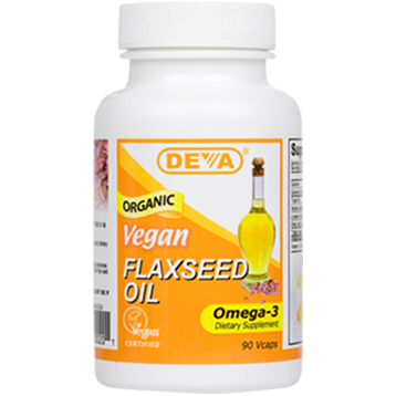 Deva Nutrition LLC Vegan Flax Seed Oil 1000 mg 90 vcaps
