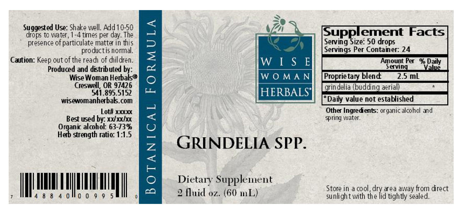 Wise Woman Herbals Grindelia/gumweed 2 oz