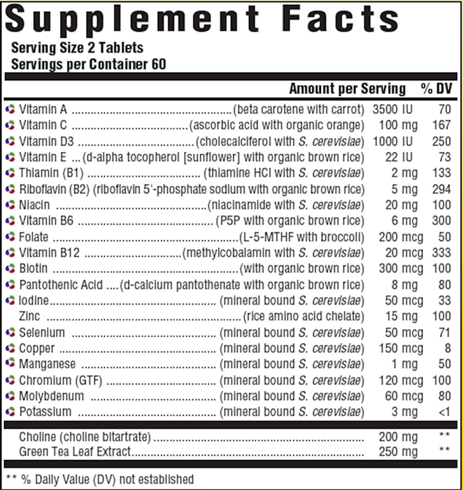 MegaFood Multi for Women 55+ 120 tabs