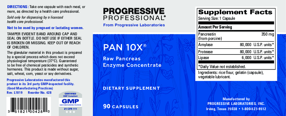 Progressive Labs Pan 10X