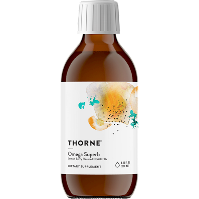 Thorne Omega Superb Lemon Berry EPA/DHA 8.45 oz