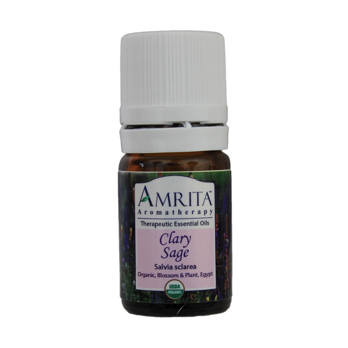 Amrita Aromatherapy Organic Clary, Sage 5 ml