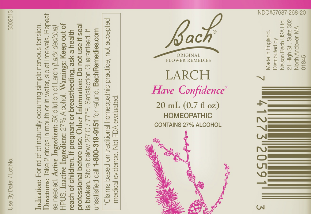 Nelson Bach Larch Flower Essence 20 ml