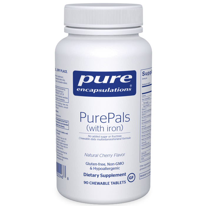 Pure Encapsulations PurePals (with iron) 90 chewtabs