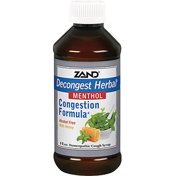 Zand Herbal Decongest Herbal Cough Syrup 8 fl oz