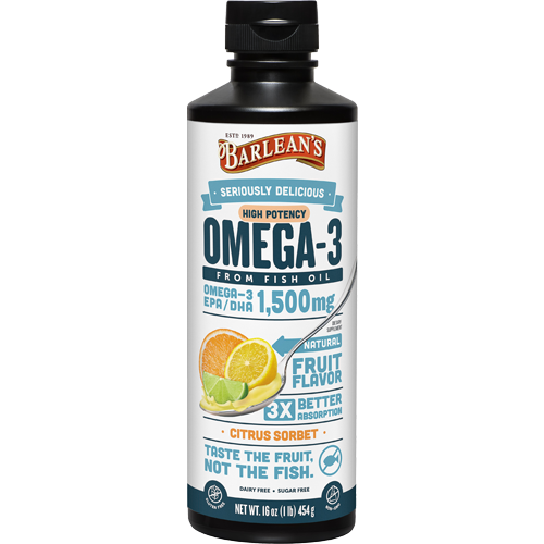 Barlean's Organic Oils High Pot Omega-3 Citrus Sorbet 29 serv
