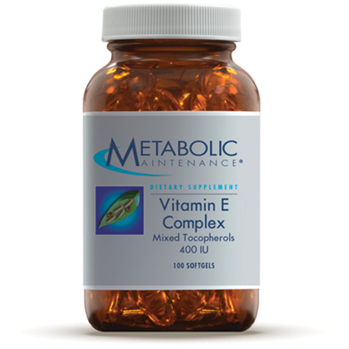 Metabolic Maintenance Vitamin E Complex 400 IU 100 gels