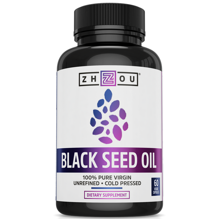ZHOU Nutrition Black Seed Oil 1300mg 60 vegcaps