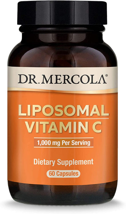 Dr. Mercola Liposomal Vitamin C Dietary Supplement, 60 Capsules