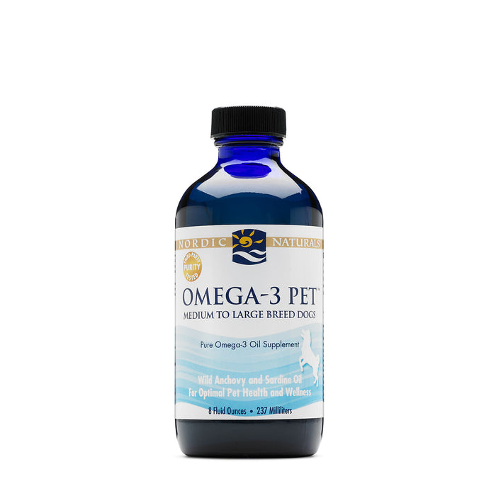 Nordic Naturals Omega-3  Pet 8 fl oz Med/Lrg Dogs