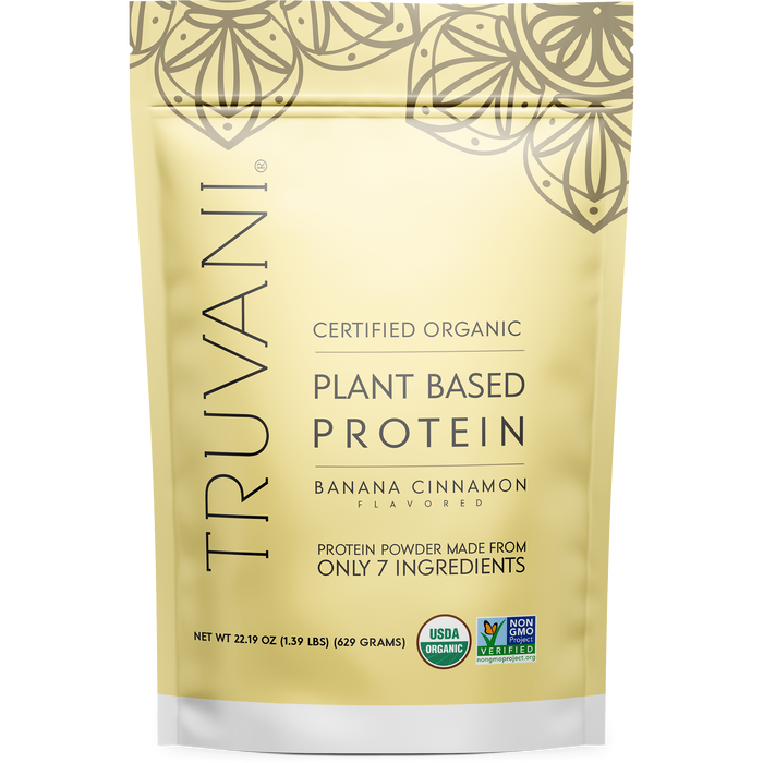 Truvani Plant Based Protein Powder - Banana Cinnamon 20 Servings