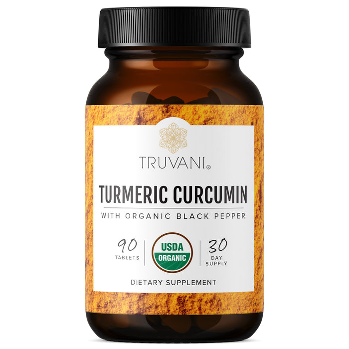 TRUVANI Organic Turmeric Curcumin 90 tablets