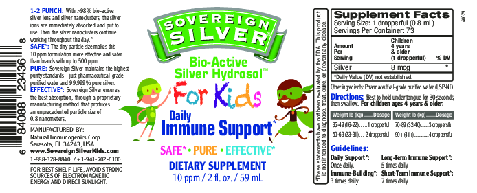 Sovereign Silver Silver Hydrosol for Kids 2 fl oz