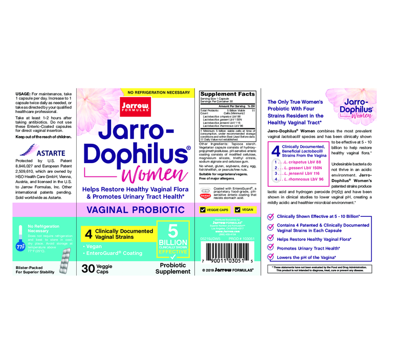 Jarrow Formulas Jarro-Dophilus для женщин