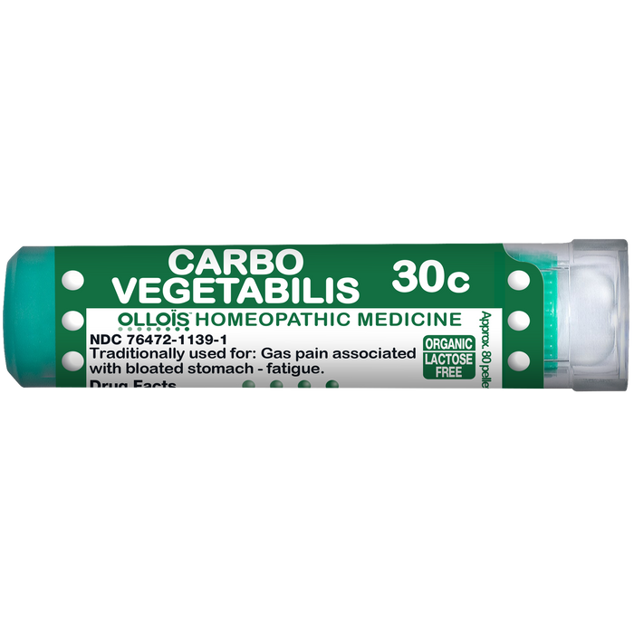 Ollois Carbo Vegetabilis Organic 30c 80 plts
