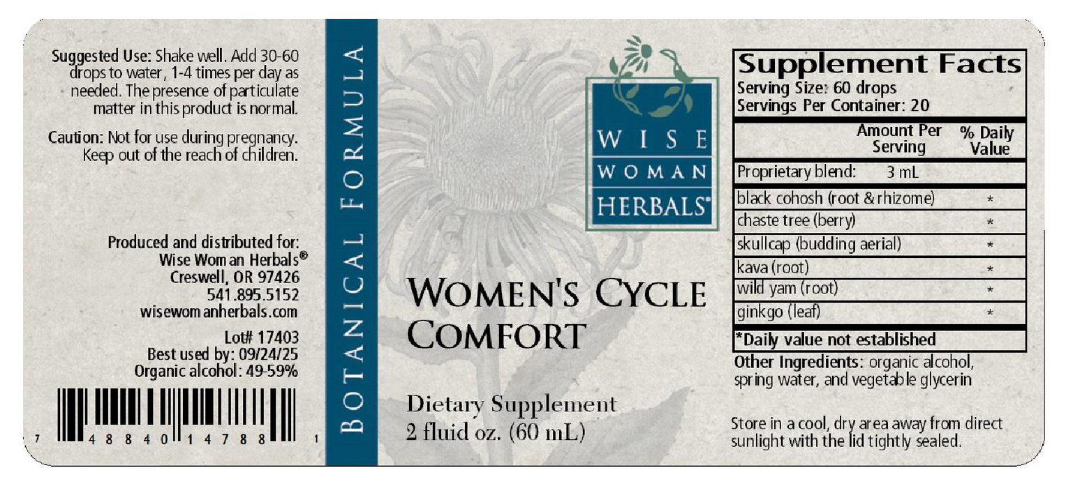 Wise Woman Herbals Women's Cycle Comfort