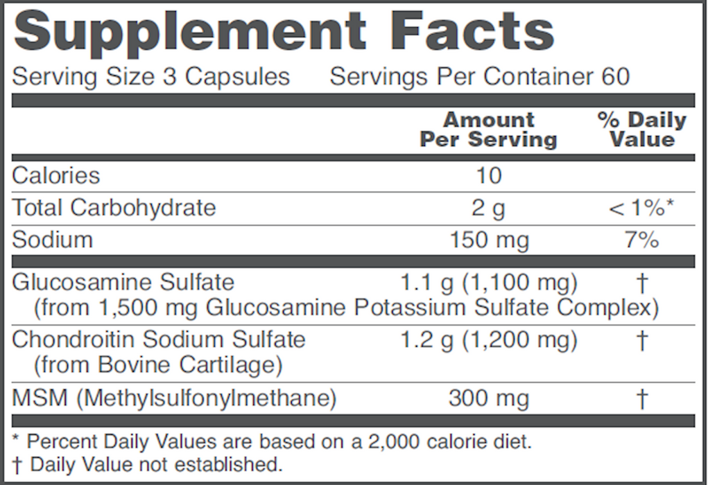 Protocol For Life Balance Glucosamine & Chondroitin w/MSM