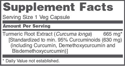 Protocol For Life Balance Curcumin 665 mg 60 vegcaps