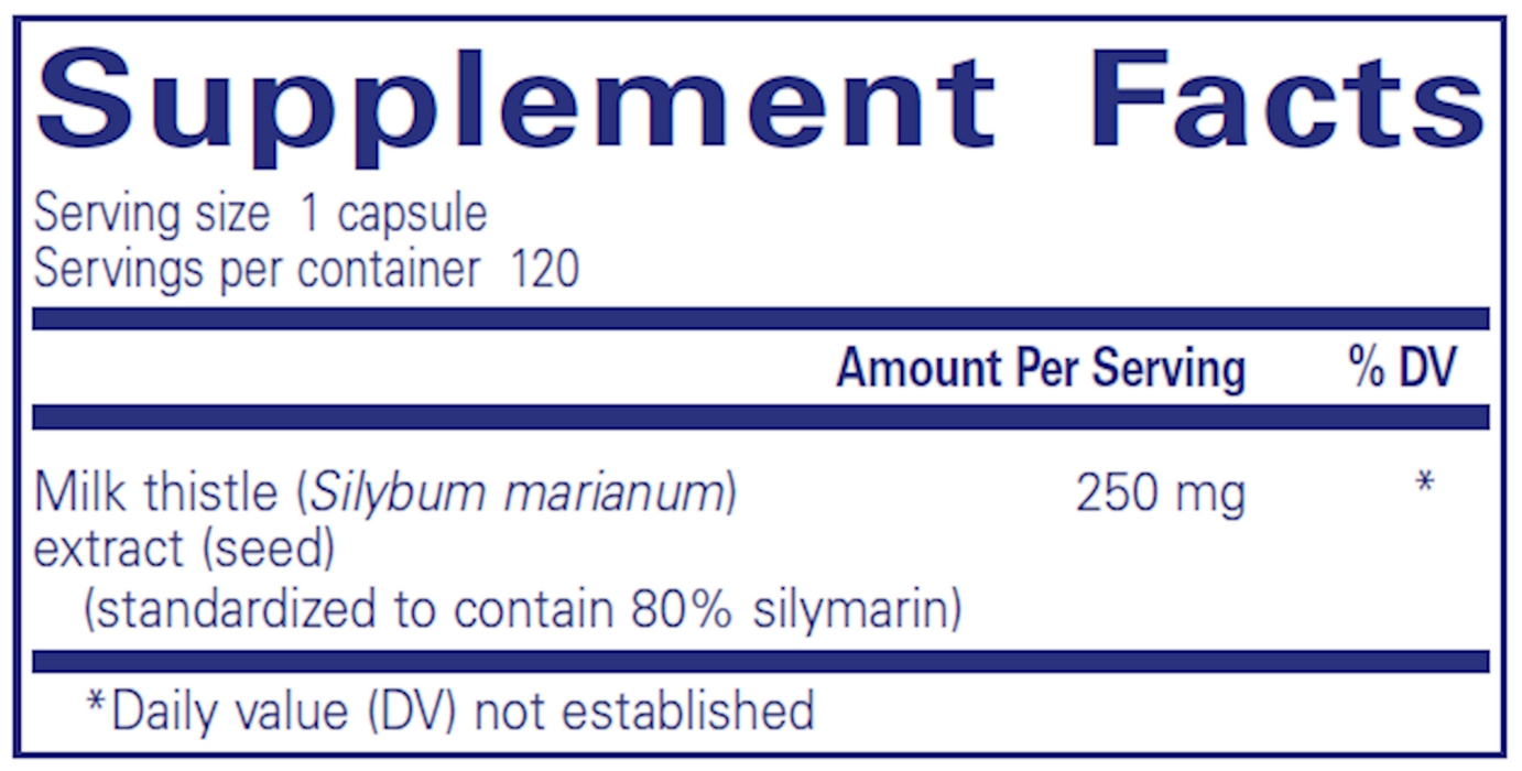 Pure Encapsulations Silymarin 250 mg