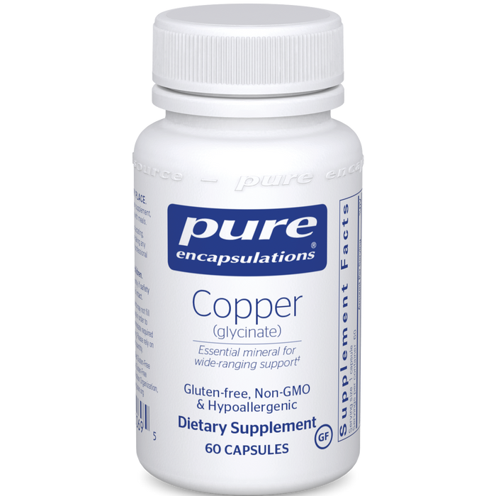 Pure Encapsulations Copper (glycinate) 2 mg 60 vcaps