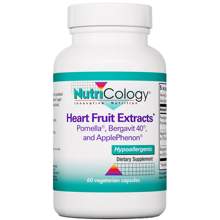 Nutricology Heart Fruit Extracts 60 vegcaps